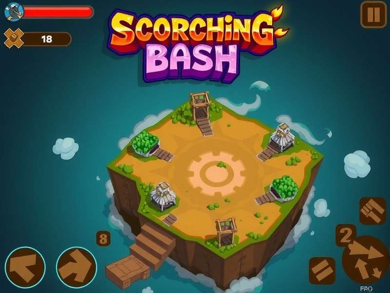 Scorching Bash Gameplay Screenshot